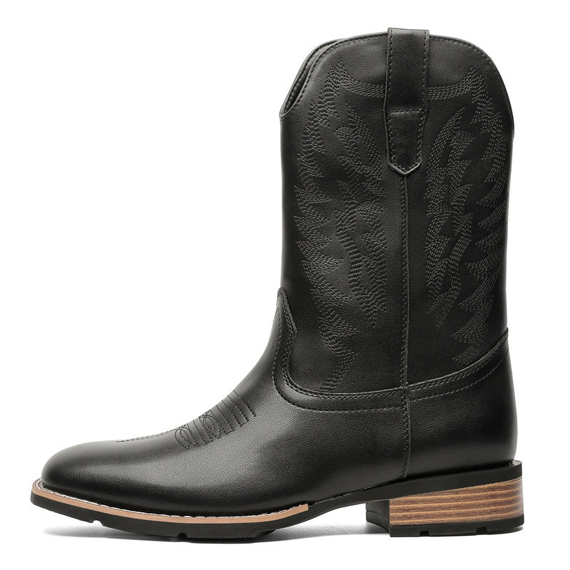 Western Denim Boots Fashion Embroidered  Footwear 85.52 