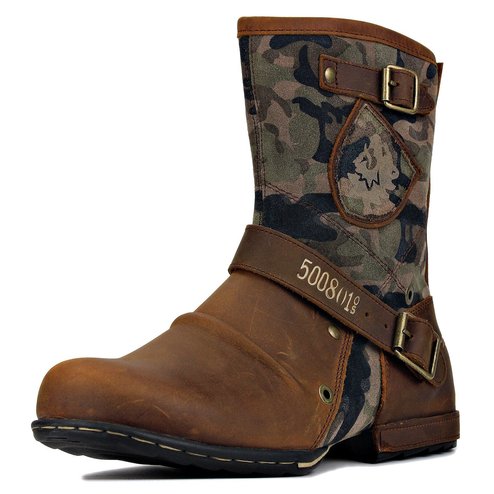Mid-High Tube Men's Cowboy Boot  Footwear  