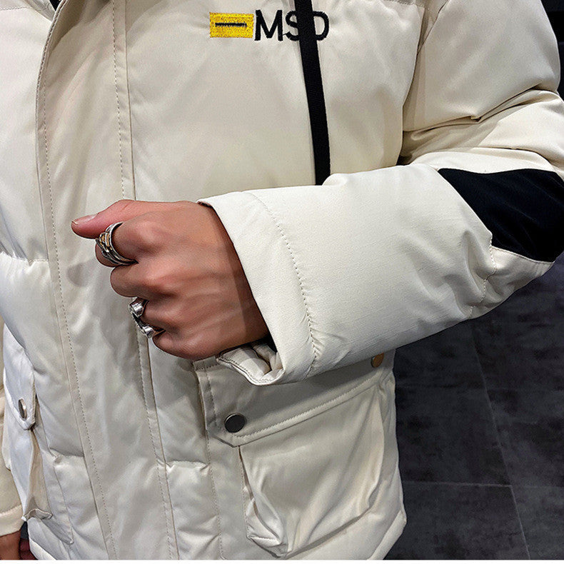 Thick padded jacket new style cotton jacket men's jacket  Leather Jacket 136.90 