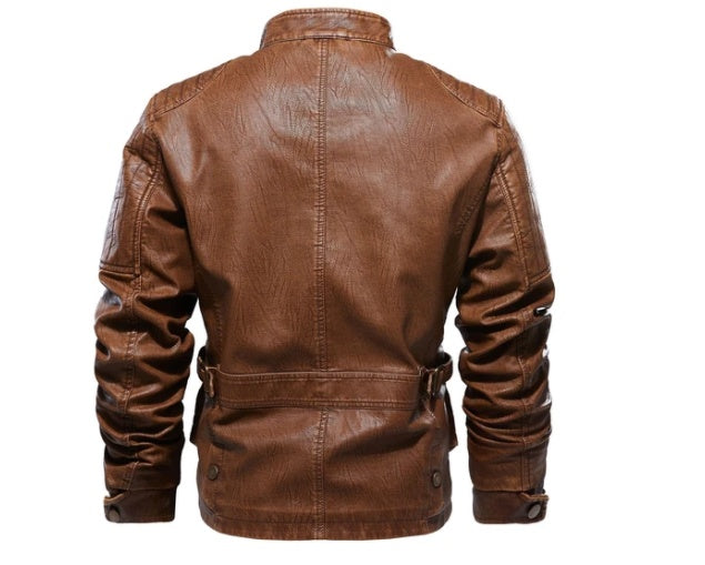 New men's leather clothing  Leather Jacket 184.91 