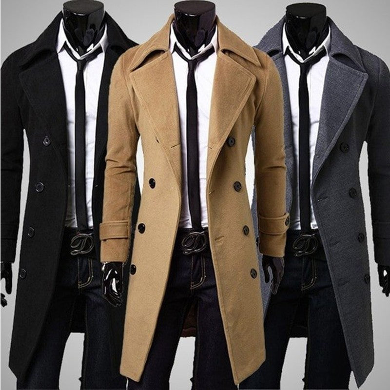 Men's Trench Coat  Leather Jacket 73.91 