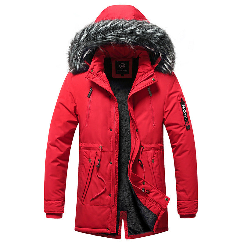 Casual Korean-style Cotton-padded Coat For Men  Leather Jacket 117.76 