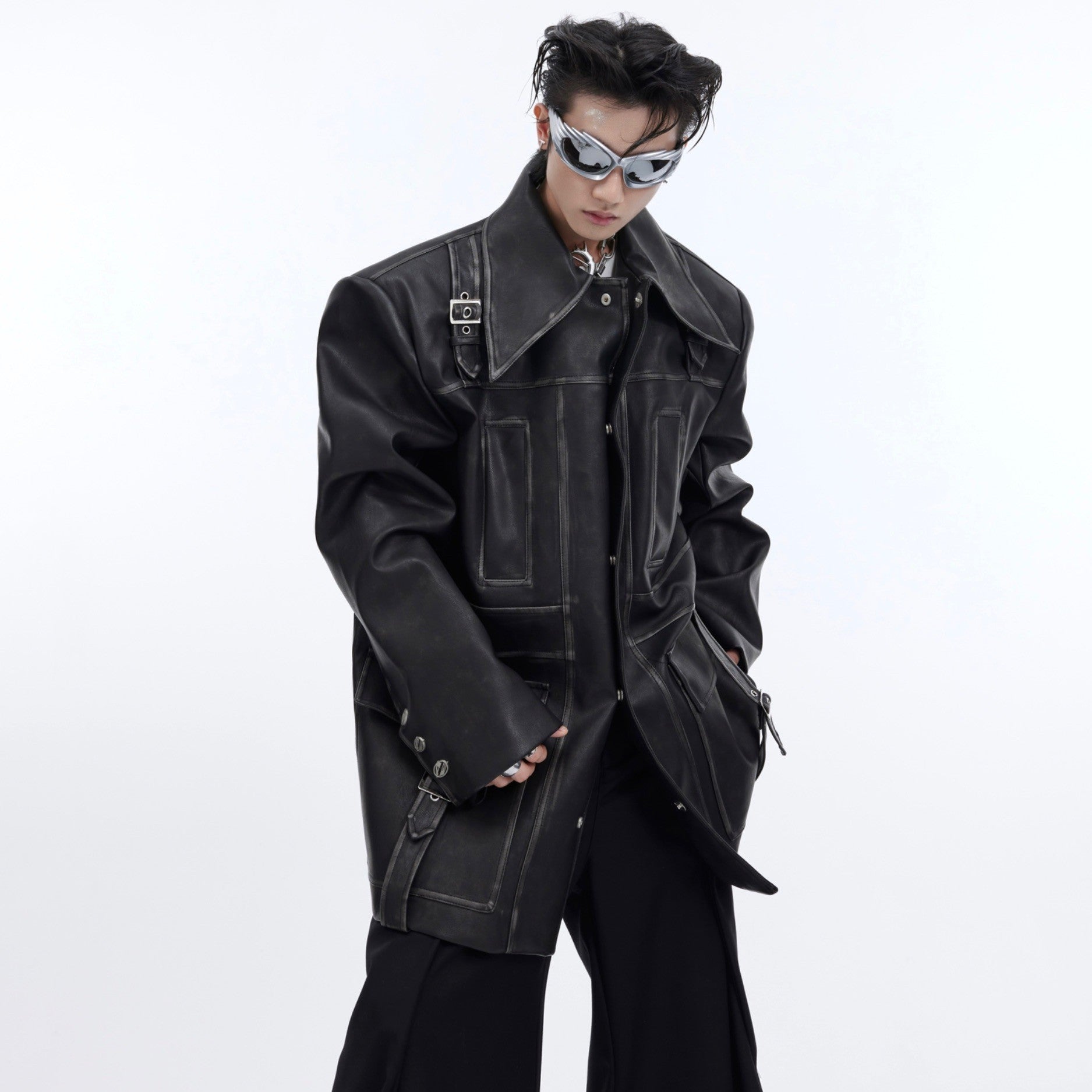 Design Red Jacket For Men  Leather Jacket 303.91 