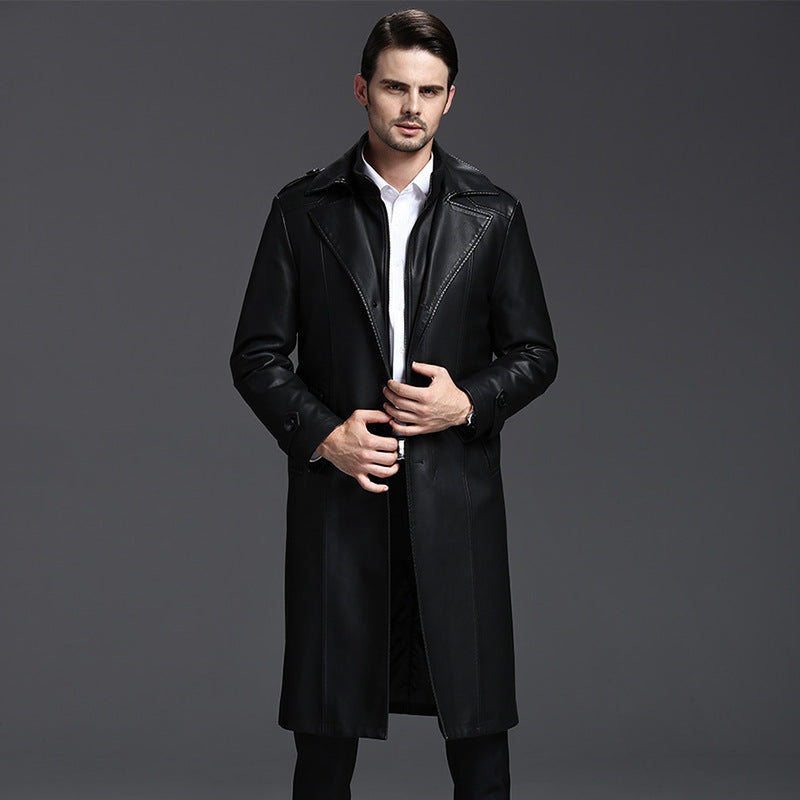 Men's leather coat  Leather Jacket 268.91 