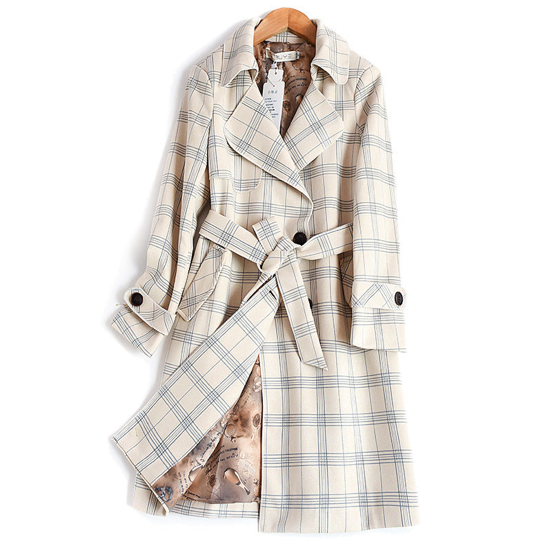 Long suede trench coat  Leather Jacket 232.83 