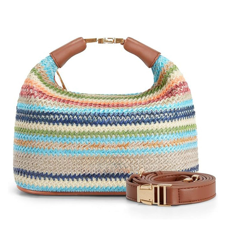 Simple Casual All-match Straw Shoulder Bag Crossbody Women's Bag