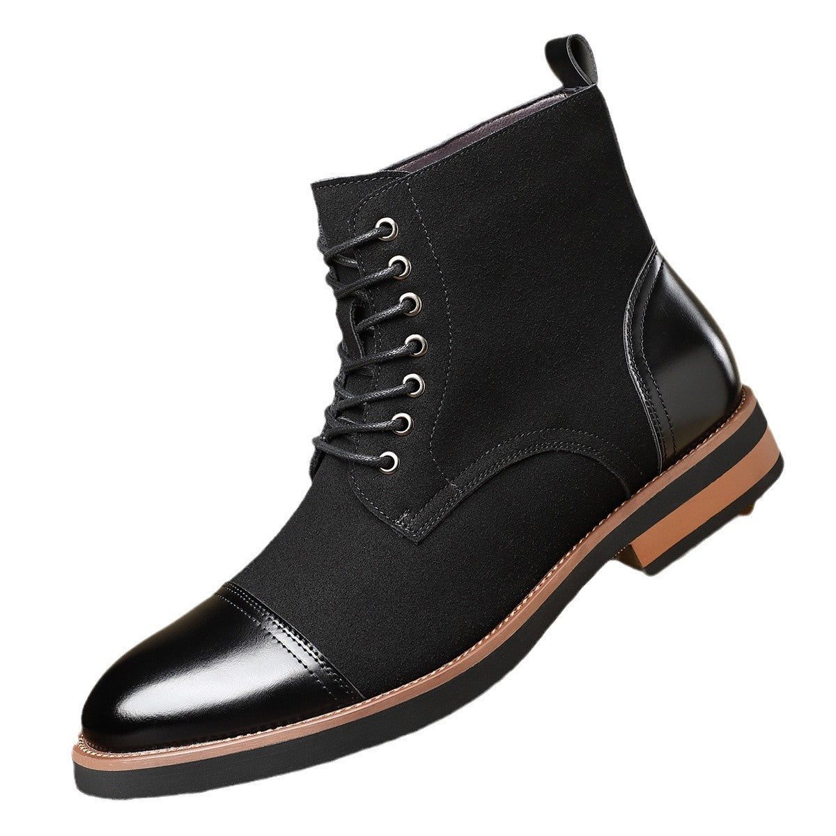 Men's Trendy Sleeve Leather All-match Casual Martin Boots  Footwear 76.63 