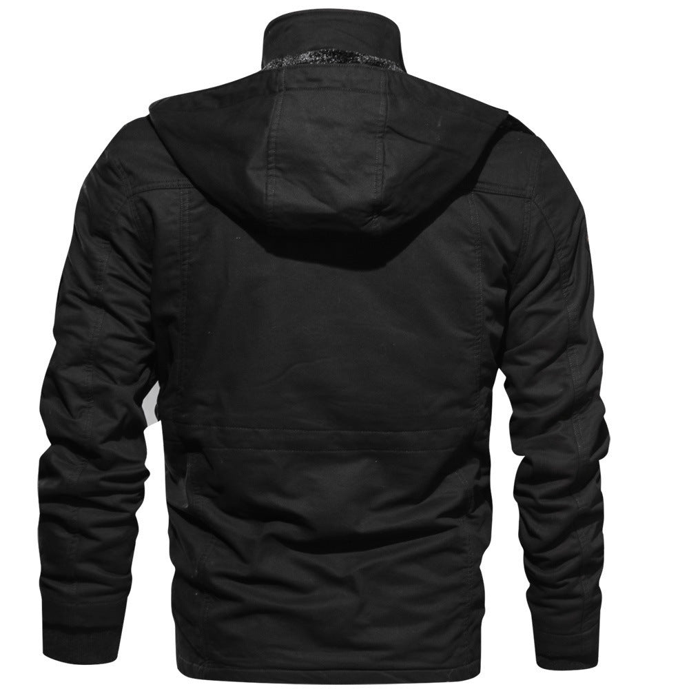 Men's Winter Fleece Jackets Warm Hooded Coat Product vendor