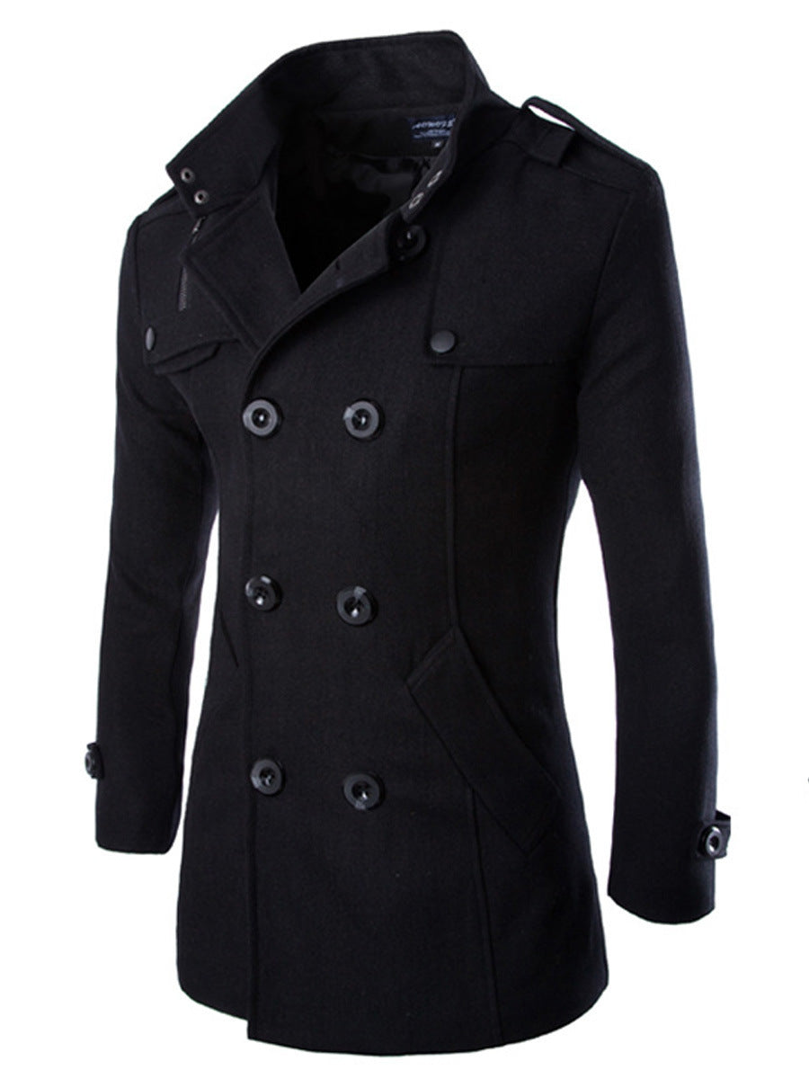 EBay Pushes For Exporting Woolen Coats  Leather Jacket 93.27 Black-XL