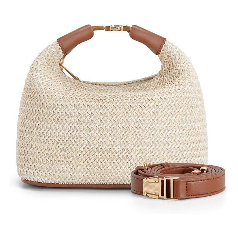 Simple Casual All-match Straw Shoulder Bag Crossbody Women's Bag