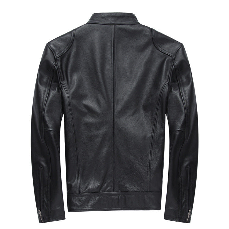 Leather leather casual leather  Leather Jacket 68.72 