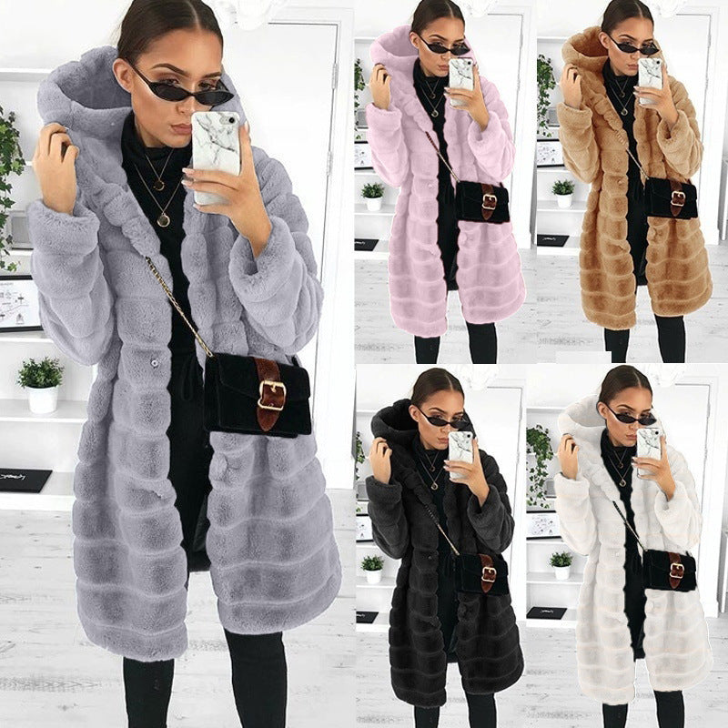 Jacket Winter White Big Solid Jackets For Women Long Coat  Leather Jacket  