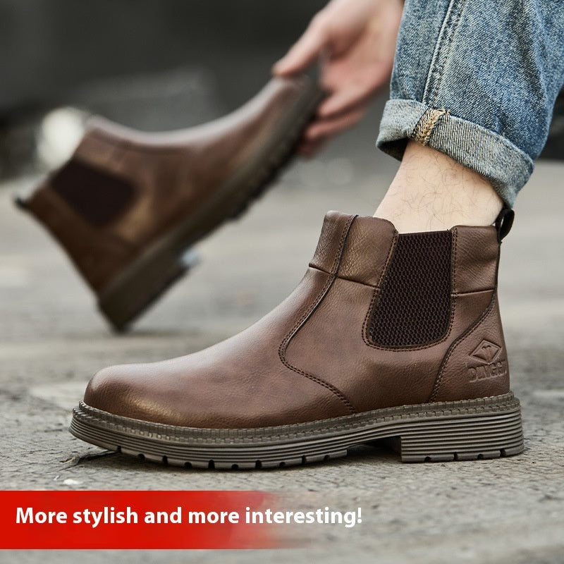 Men's High-top Labor Protection Shoes  Footwear 69.00 