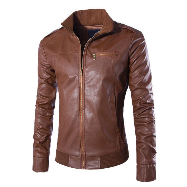 Motorcycle Leather Jackets  Leather Jacket 99.00 Dark-brown-XXXL