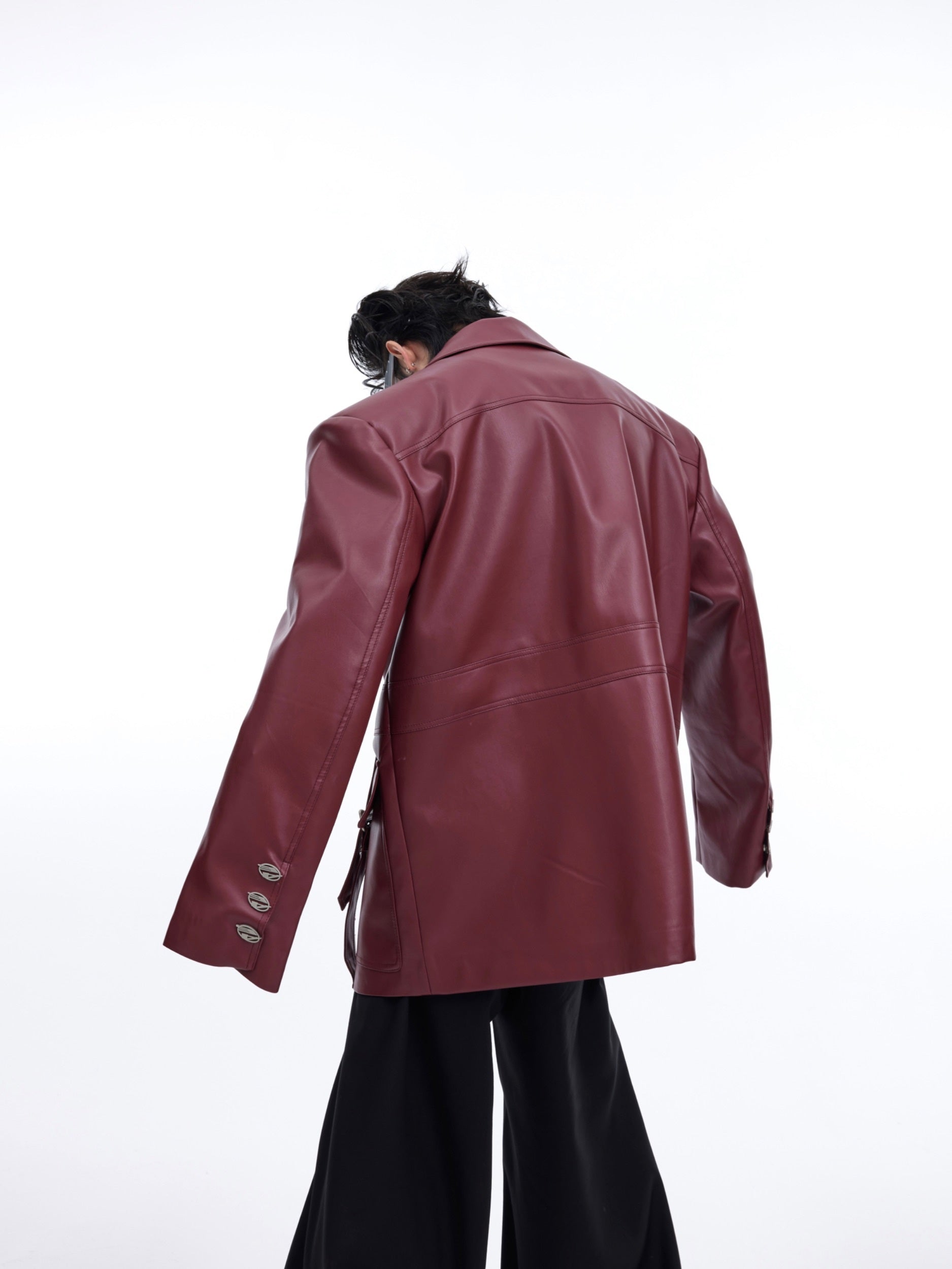 Design Red Jacket For Men  Leather Jacket 303.91 