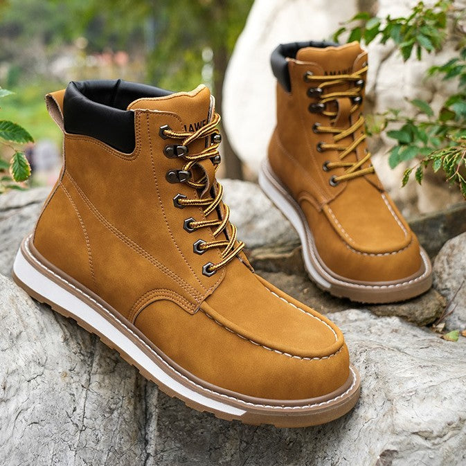 Men's Safety Shoes Deodorant And Breathable Anti-smashing  Footwear  