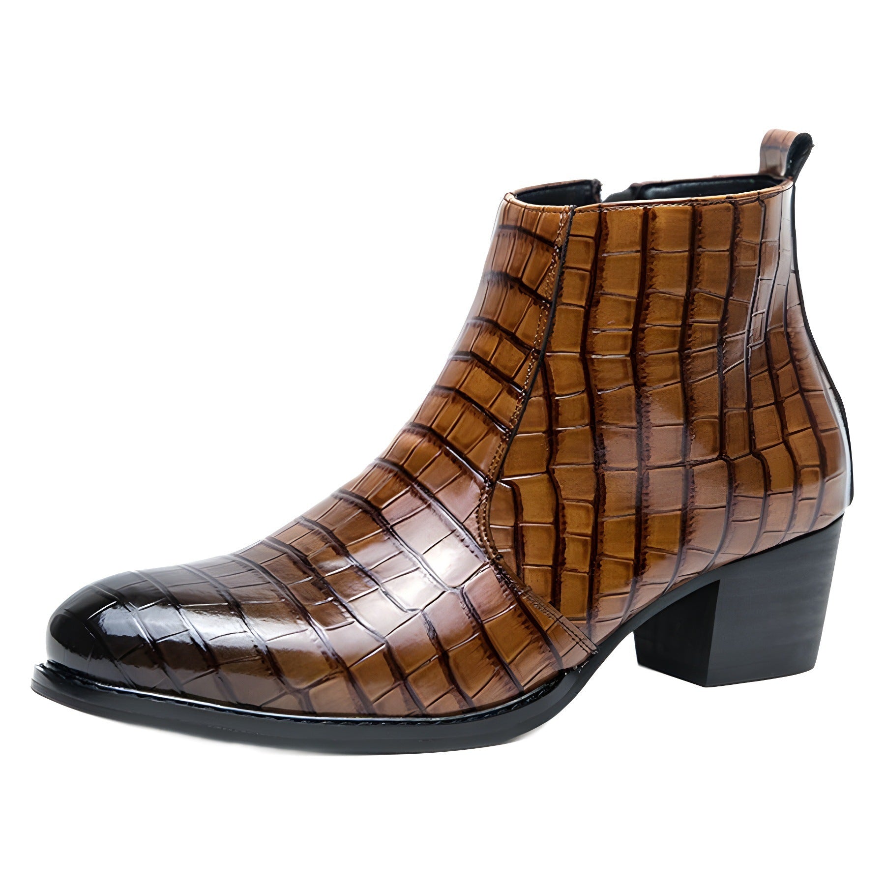 Casual Fashion Leather Boots Trendy British Style  Footwear 68.54 