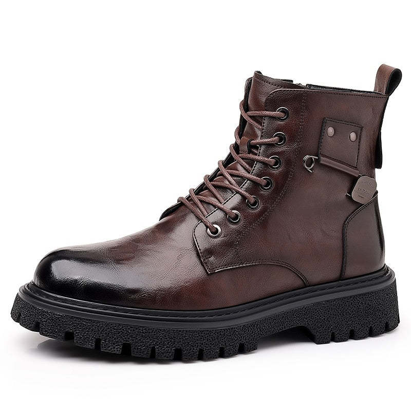 Men's Retro Breathable High-top Martin Boots  Footwear 99.71 